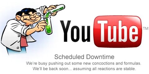 Youtube: Schedule Downtime